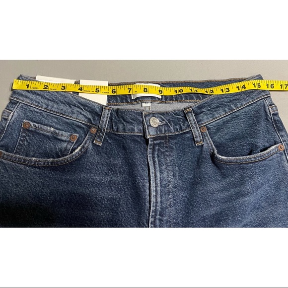 AGOLDE Wilder Mid-Rise Straight Jeans Size 30 NWT - Picture 11 of 14